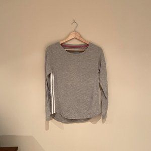 Long Sleeve Top With Cut Out Back